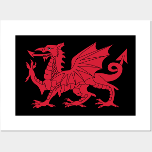 Wales Dragon Posters and Art